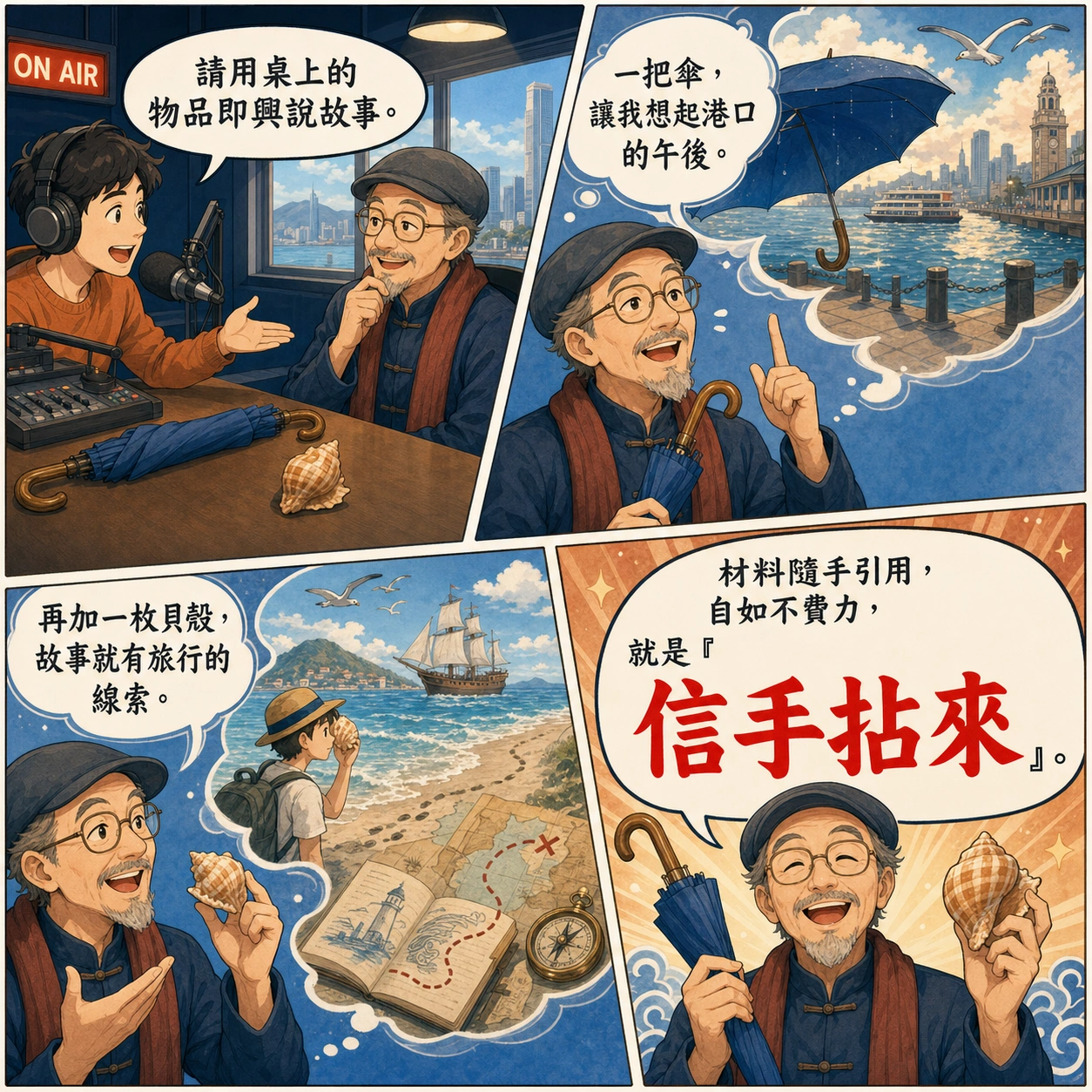 信手拈來的 AI 生成成語漫畫