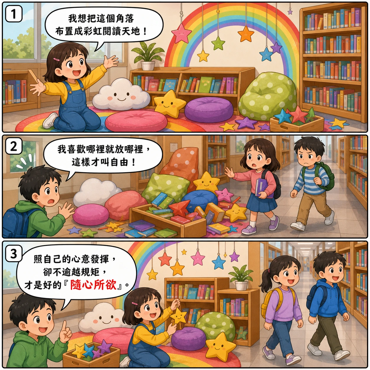 隨心所欲的 AI 生成成語漫畫