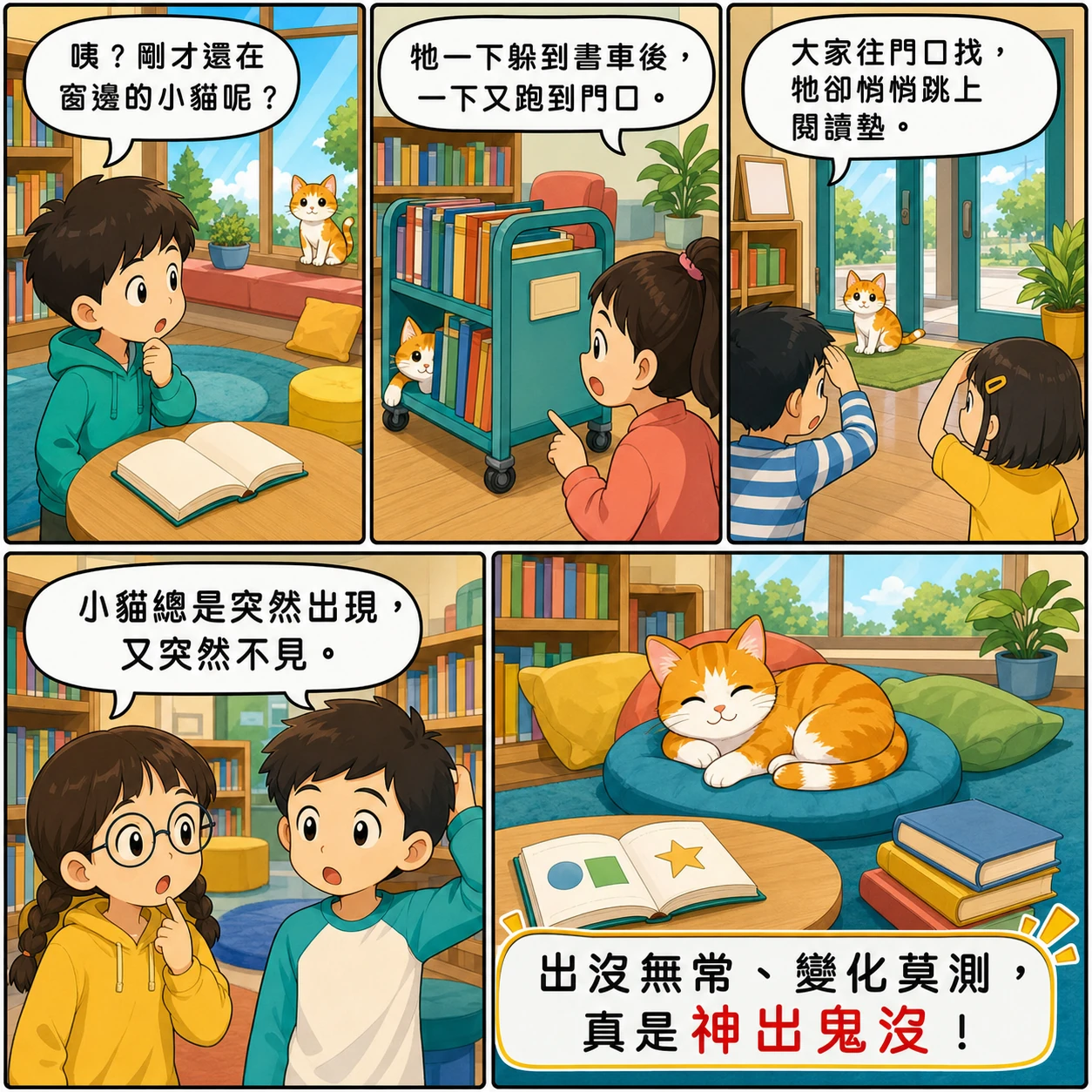 神出鬼沒的 AI 生成成語漫畫
