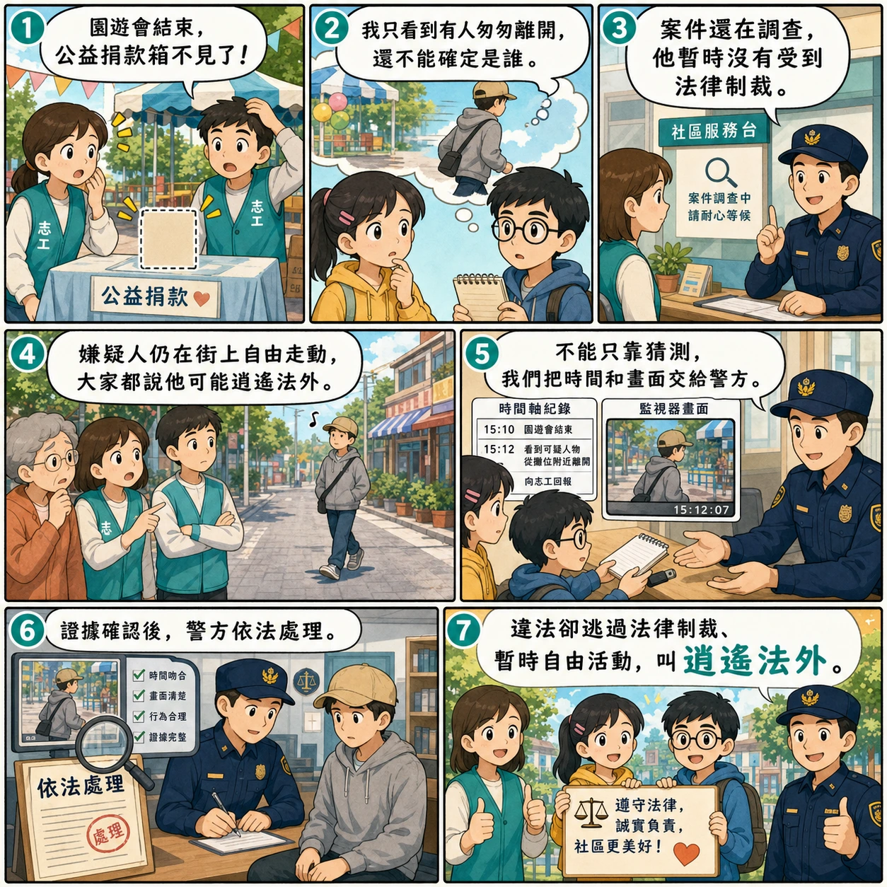 逍遙法外的 AI 生成成語漫畫