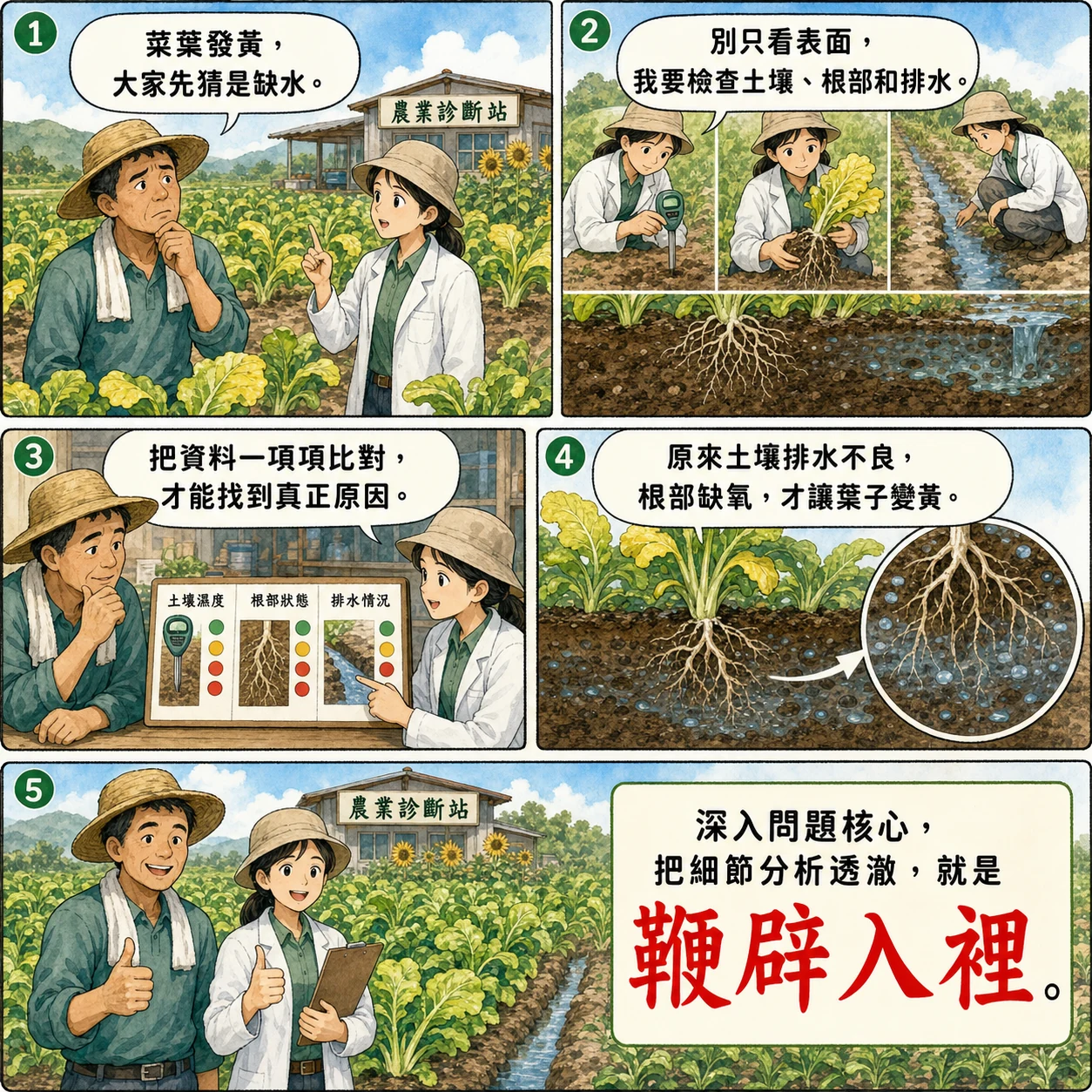 鞭辟入裡的 AI 生成成語漫畫