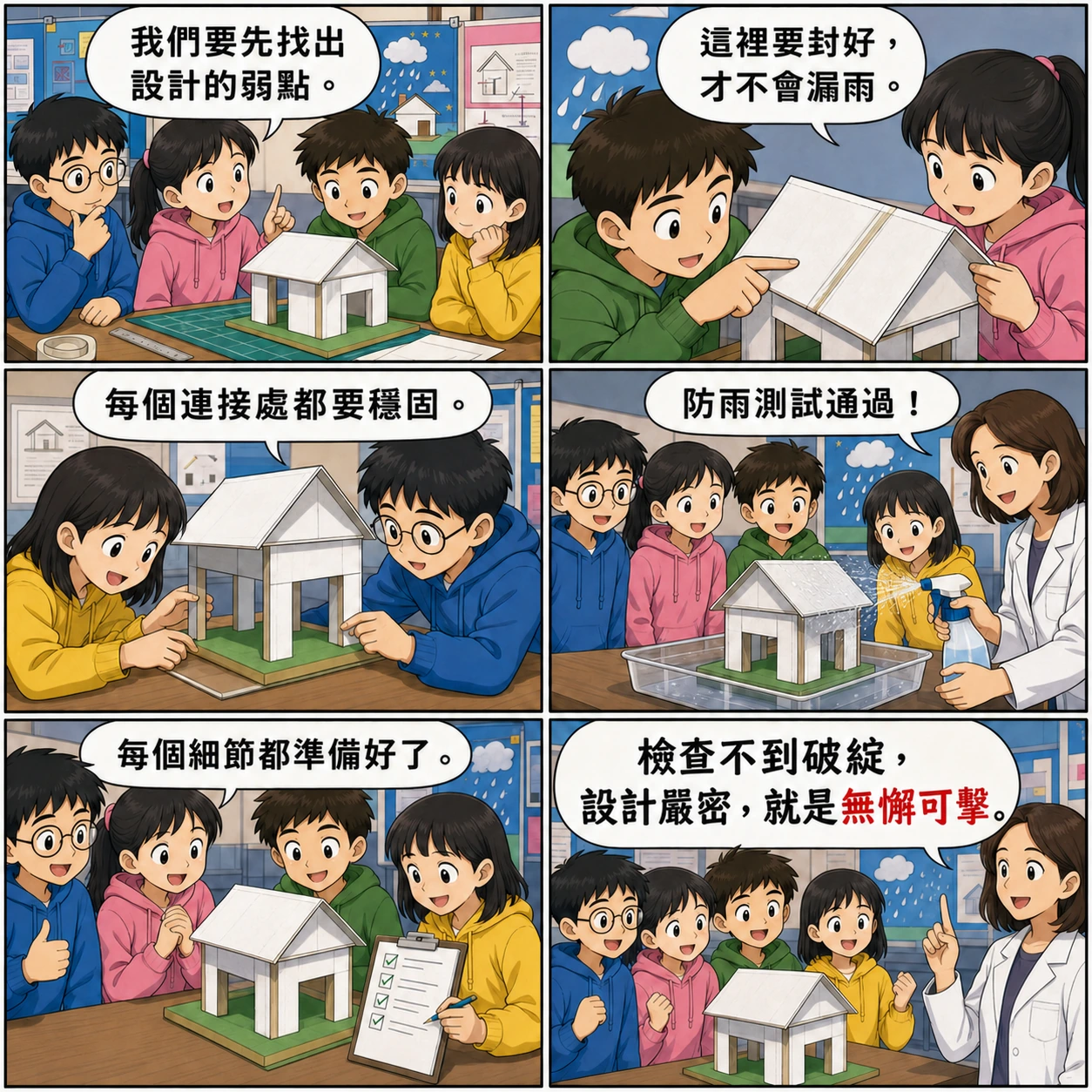 無懈可擊的 AI 生成成語漫畫
