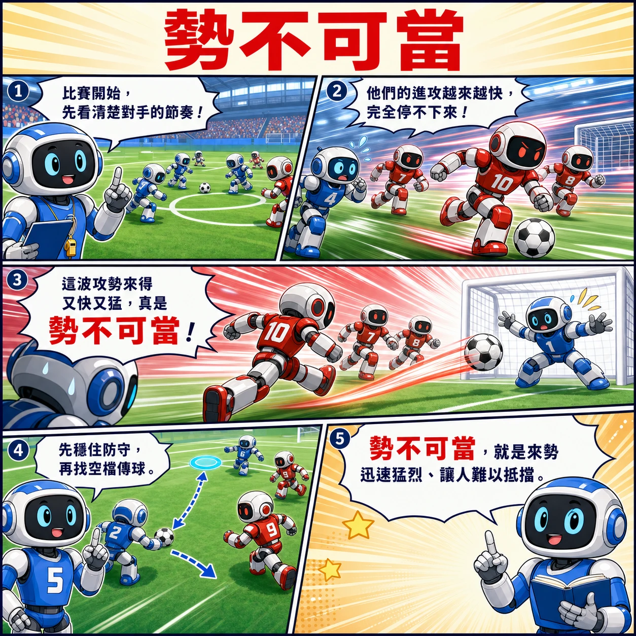 勢不可當的 AI 生成成語漫畫