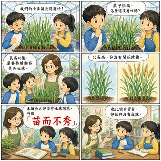 苗而不秀成語漫畫縮圖